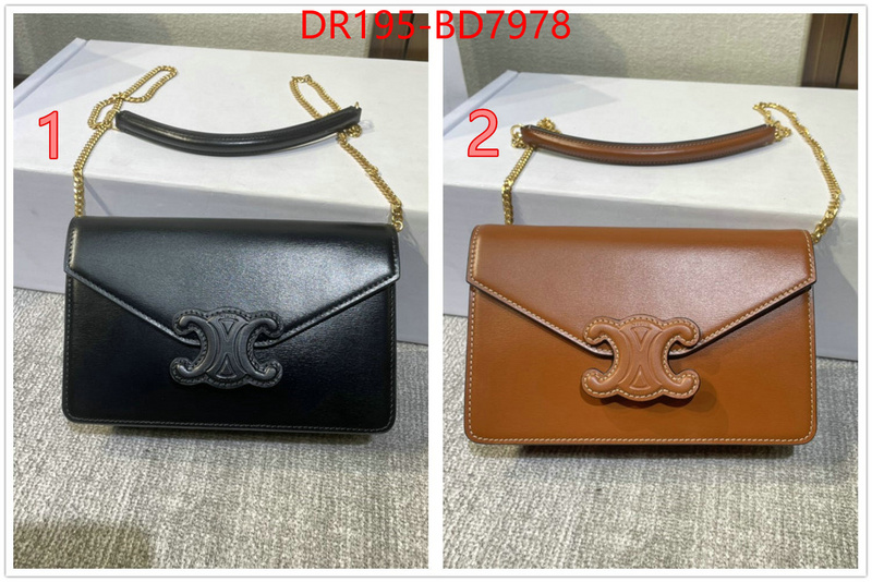CELINE Bags(TOP)-Triomphe Series,aaaaa replica designer ,ID: BD7978,$: 195USD