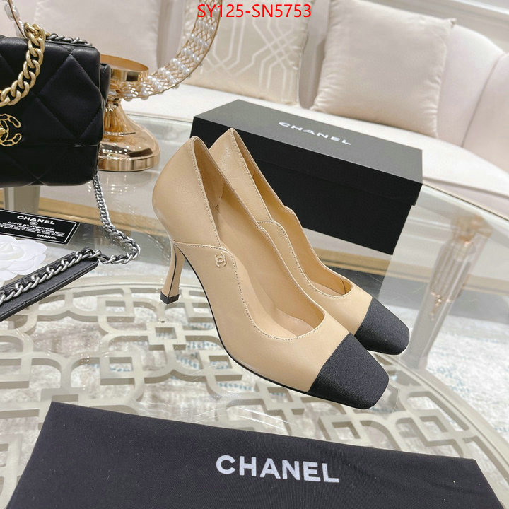 Women Shoes-Chanel,knockoff highest quality , ID: SN5753,$: 125USD