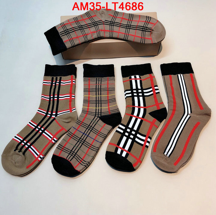 Sock-Burberry,knockoff highest quality , ID: LT4686,$: 35USD