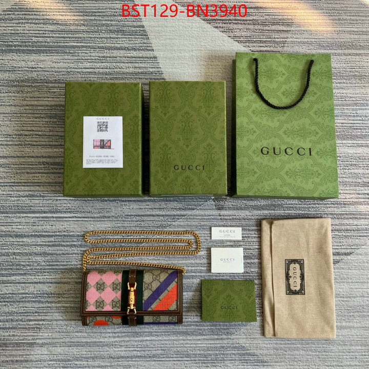 Gucci Bags(TOP)-Diagonal-,fashion ,ID: BN3940,$: 129USD