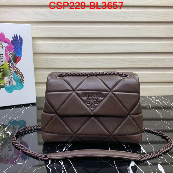 Prada Bags(TOP)-Diagonal-,ID: BL3657,$: 229USD