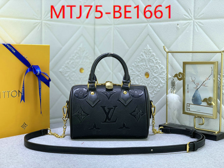 LV Bags(4A)-Speedy-,can i buy replica ,ID: BE1661,$: 75USD