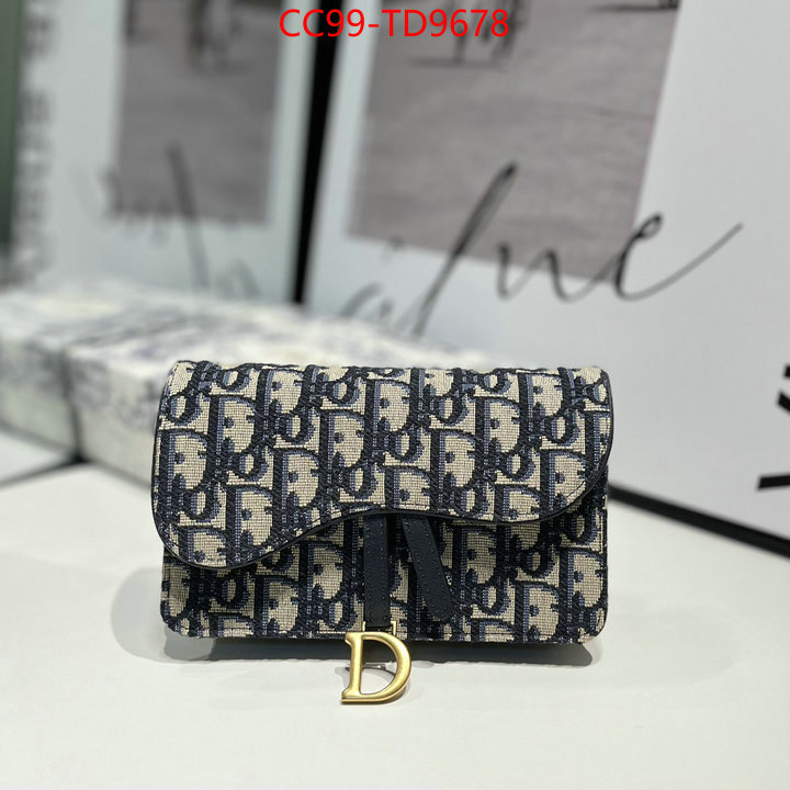 Dior Bags(TOP)-Wallet-,ID: TD9678,$: 99USD