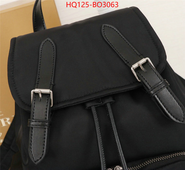 Burberry Bags(4A)-Backpack,aaaaa replica ,ID: BO3063,$: 125USD