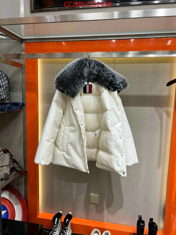 Down jacket Women-Moncler,replica designer , ID: CO2419,$: 209USD