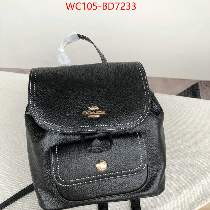 Coach Bags(4A)-Backpack-,we provide top cheap aaaaa ,ID: BD7233,$: 105USD