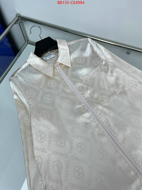 Clothing-Chanel,counter quality , ID: CE4984,$: 135USD