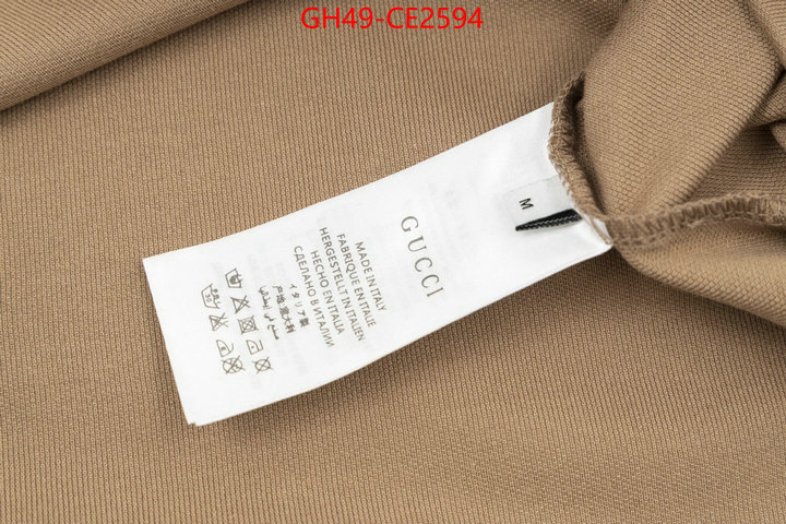 Clothing-Gucci,highest product quality , ID: CE2594,$: 49USD