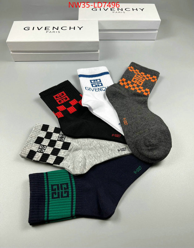 Sock-Givenchy,high end designer , ID: LD7496,$: 35USD