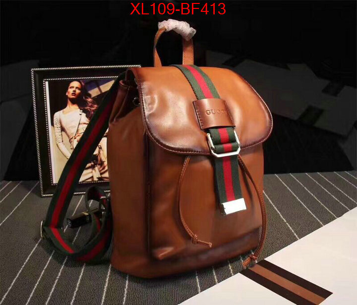 Gucci Bags(4A)-Backpack-,same as original ,ID: BF413,$:109USD