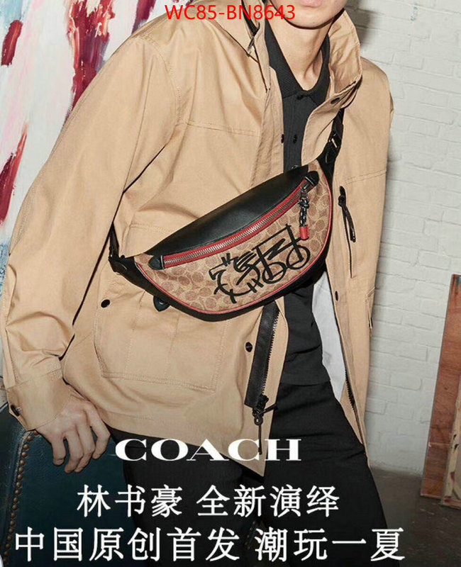 Coach Bags(4A)-Belt Bag-Chest Bag--,at cheap price ,ID: BN8643,$: 85USD