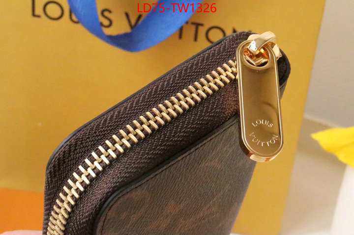 LV Bags(TOP)-Wallet,ID: TW1326,$: 75USD