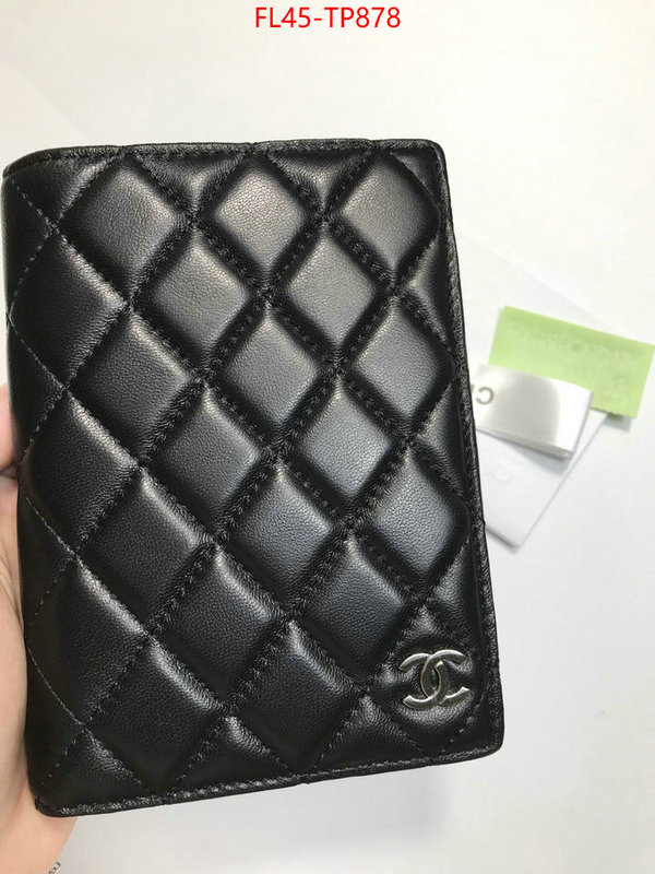 Chanel Bags(4A)-Wallet-,ID: TP878,$: 45USD