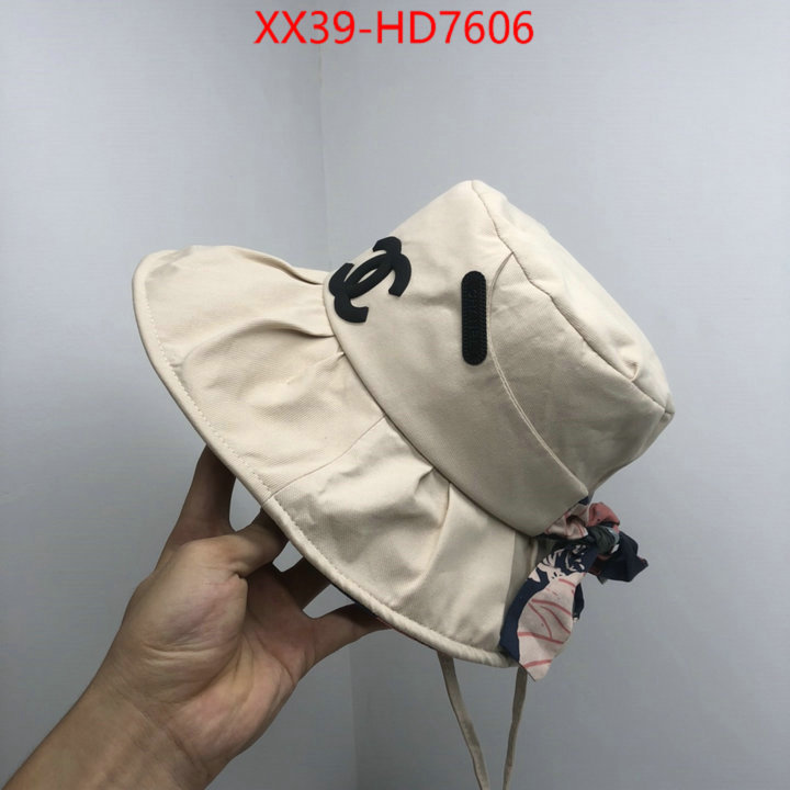 Cap (Hat)-Chanel,best replica new style , ID: HD7606,$: 39USD