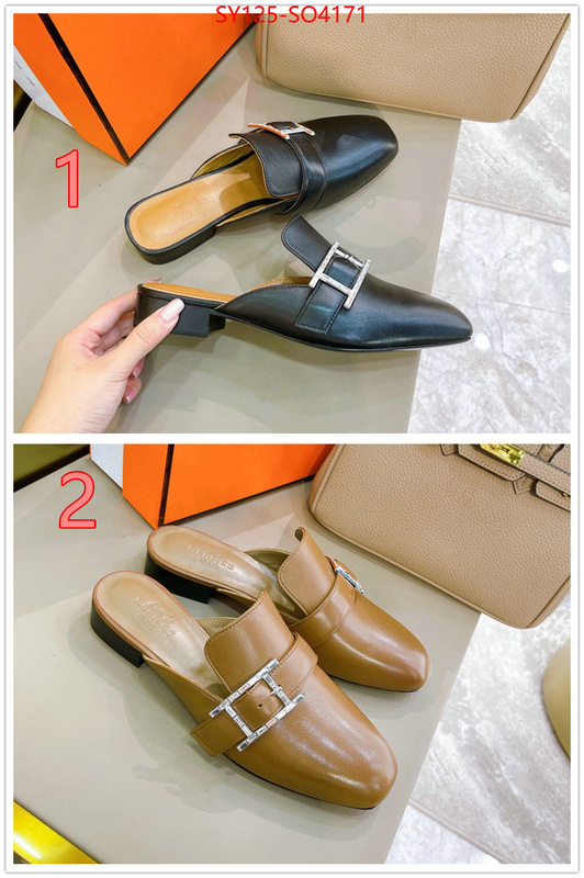 Women Shoes-Hermes,the highest quality fake , ID: SO4171,$: 125USD