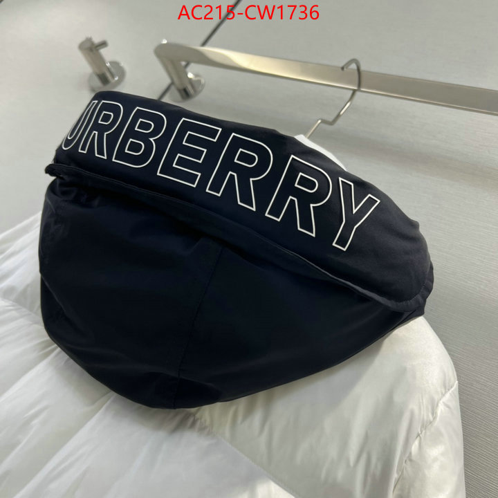 Down jacket Women-Burberry,shop cheap high quality 1:1 replica , ID: CW1736,$: 215USD