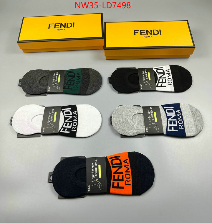 Sock-Fendi,fake designer , ID: LD7498,$: 35USD