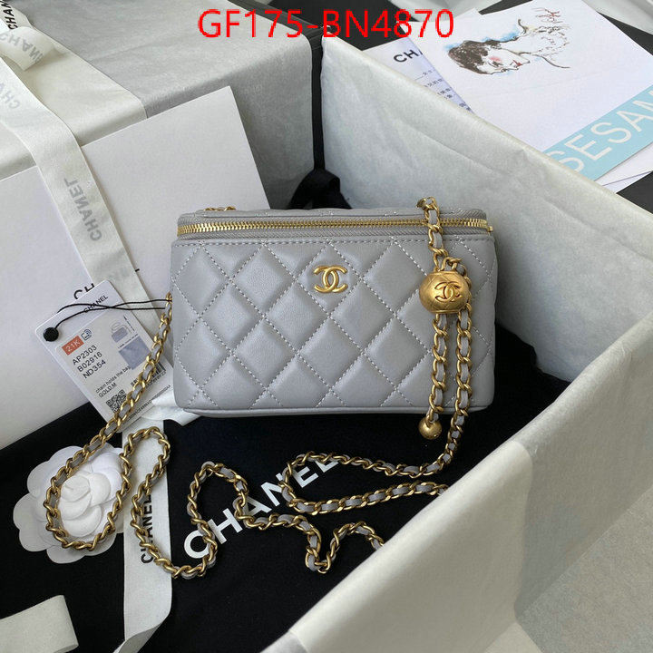 Chanel Bags(TOP)-Vanity,ID: BN4870,$: 175USD