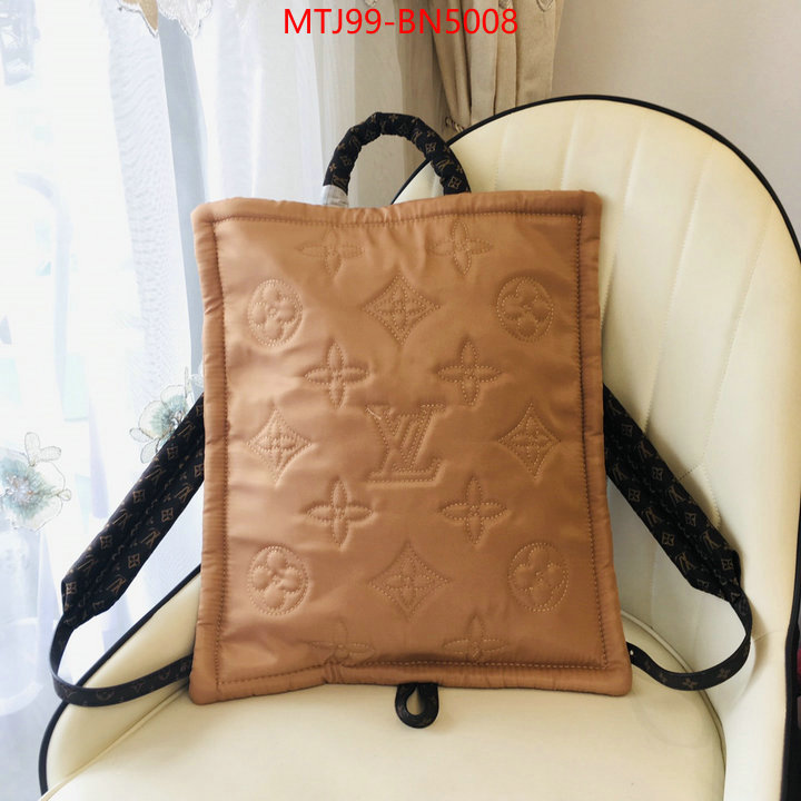 LV Bags(4A)-Backpack-,replicas buy special ,ID: BN5008,$: 99USD