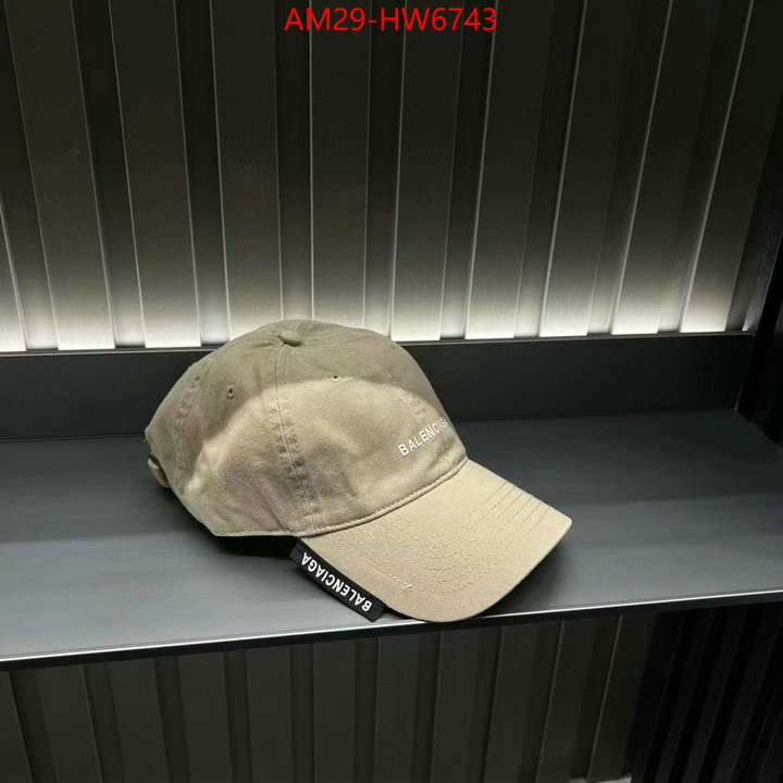 Cap (Hat)-Balenciaga,top quality fake , ID: HW6743,$: 29USD