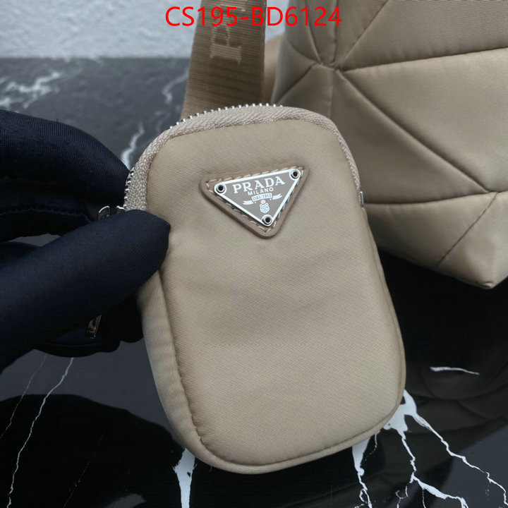 Prada Bags(TOP)-Handbag-,ID: BD6124,$: 195USD