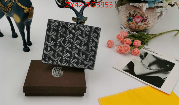 Goyard Bags(4A)-Wallet,counter quality ,ID: TO3953,$: 42USD