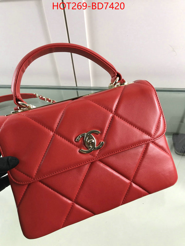 Chanel Bags(TOP)-Diagonal-,ID: BD7420,$: 269USD