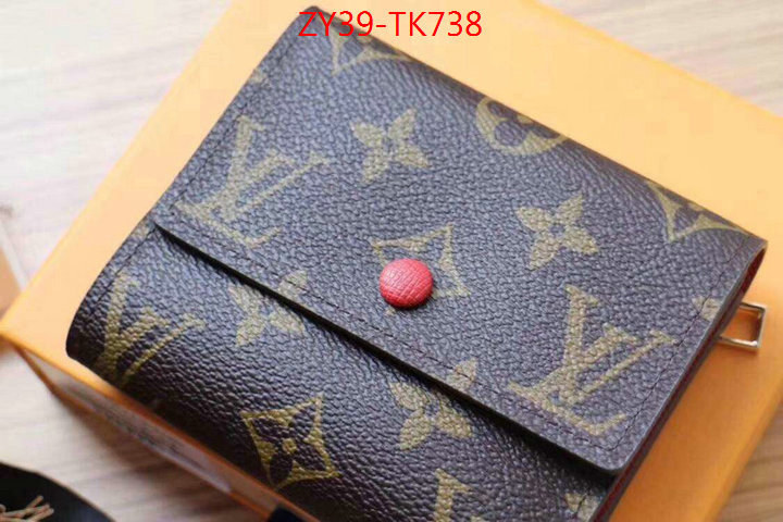 LV Bags(4A)-Wallet,ID: TK738,$:39USD