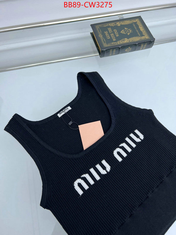 Clothing-MIU MIU,luxury fake , ID: CW3275,$: 89USD