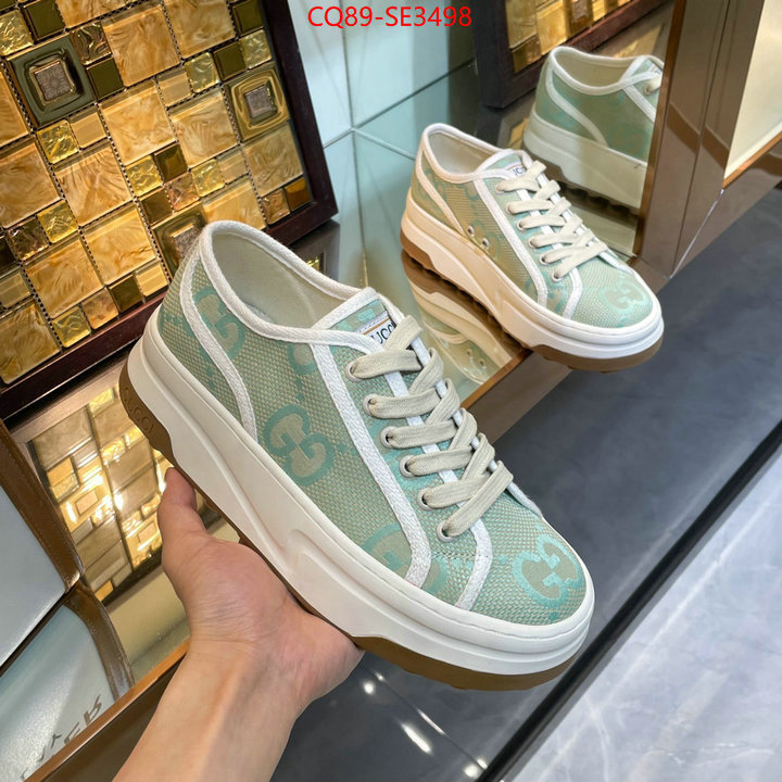 Women Shoes-Gucci,fake aaaaa , ID: SE3498,$: 89USD