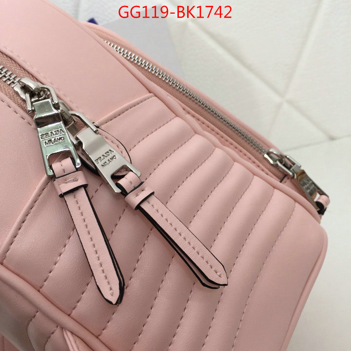 Prada Bags(4A)-Backpack-,from china 2023 ,ID: BK1742,$:119USD