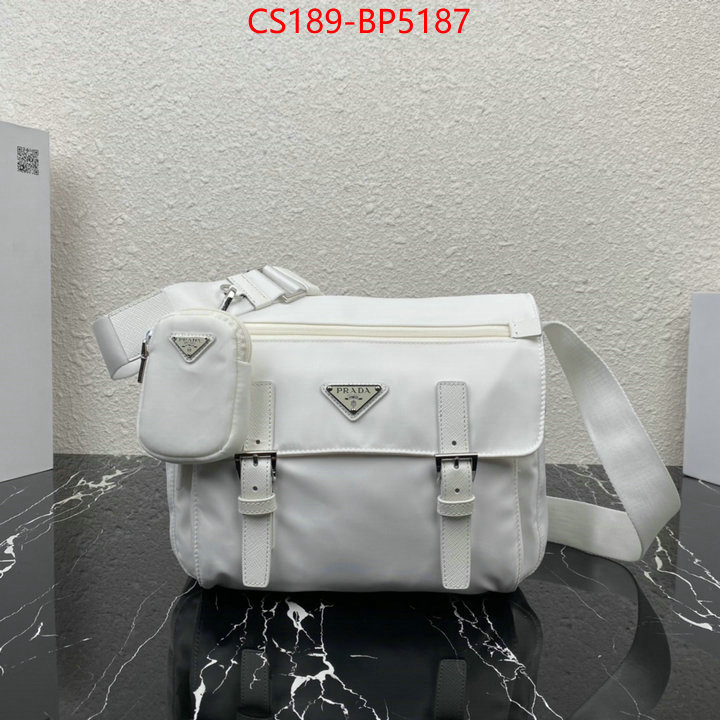 Prada Bags(TOP)-Diagonal-,ID: BP5187,$: 189USD