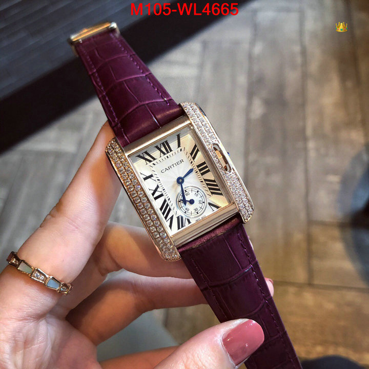 Watch(4A)-Cartier,designer , ID: WL4665,$: 105USD