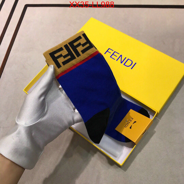 Sock-Fendi,high quality designer , ID: LL988,$:35USD