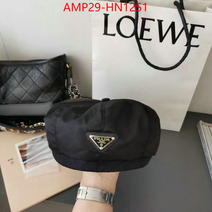 Cap (Hat)-Prada,fake high quality , ID: HN1251,$: 29USD