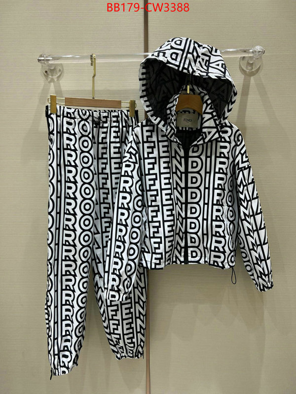 Clothing-Fendi,wholesale , ID: CW3388,$: 179USD