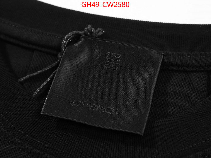 Clothing-Givenchy,brand designer replica ,ID: CW2580,$: 49USD