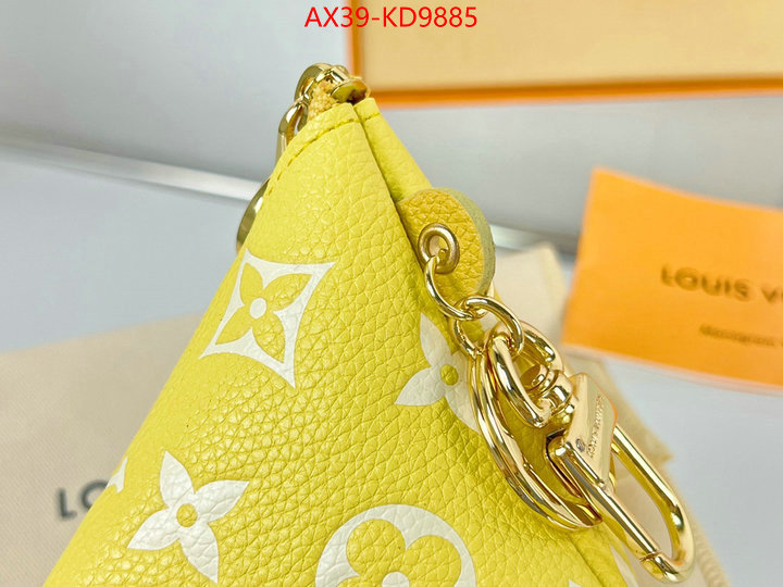 Key pendant-LV,luxury fake ,ID: KD9885,$: 39USD