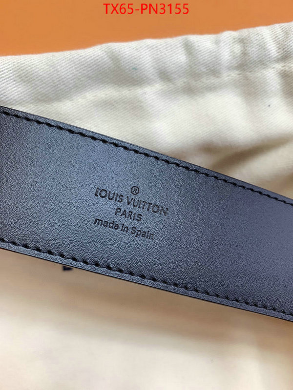 Belts-LV,shop the best high authentic quality replica , ID: PN3155,$: 65USD