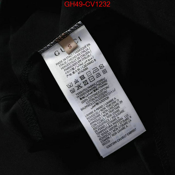 Clothing-Gucci,aaaaa replica , ID: CV1232,$: 49USD