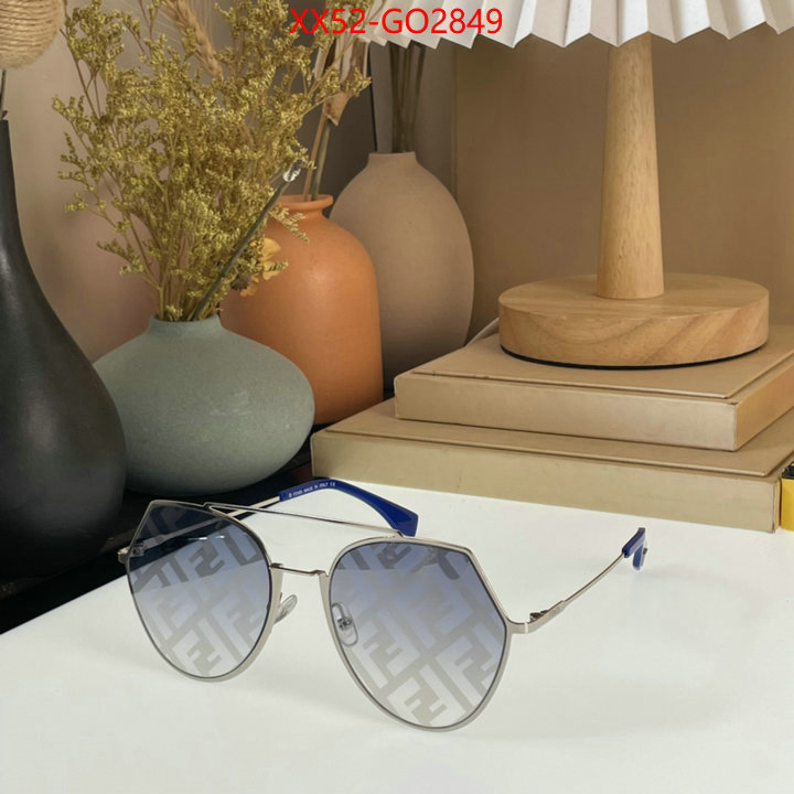 Glasses-Fendi,from china 2023 , ID: GO2849,$: 52USD