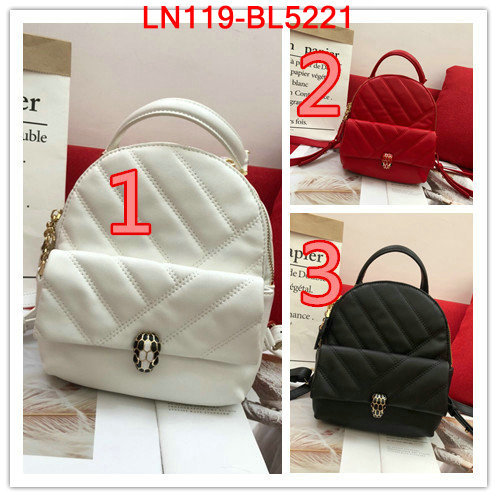 Bulgari Bags(4A)-Backpack-,aaaaa+ class replica ,ID: BL5221,$: 119USD