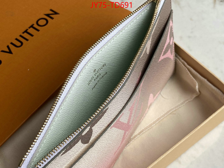 LV Bags(TOP)-Wallet,ID: TD691,$: 75USD