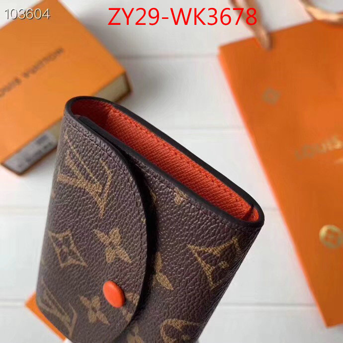 LV Bags(4A)-Wallet,ID: WK3678,$:29USD