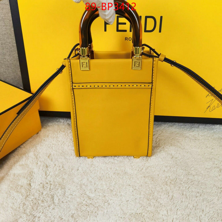 Fendi Bags(4A)-Sunshine-,high ,ID: BP3412,$: 89USD