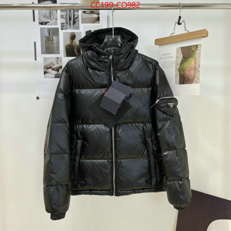 Down jacket Men-Prada,exclusive cheap , ID: CO982,$: 199USD