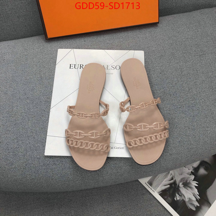 Women Shoes-Hermes,cheap high quality replica , ID: SD1713,$: 59USD