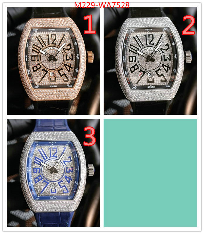 Watch(4A)-Franck Muller,replica designer ,ID: WA7528,$: 229USD