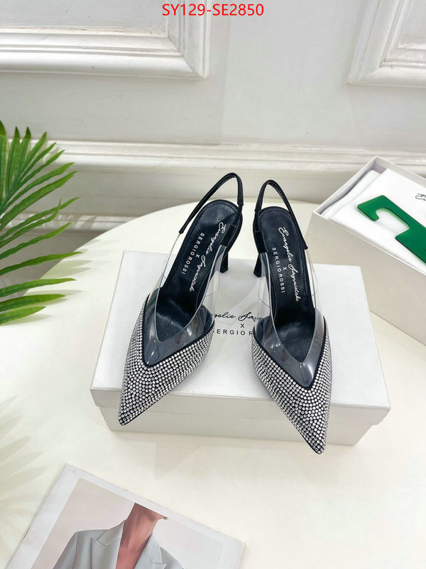 Women Shoes-Sergio Rossi,top sale ,luxury fashion replica designers , ID: SE2850,$: 129USD