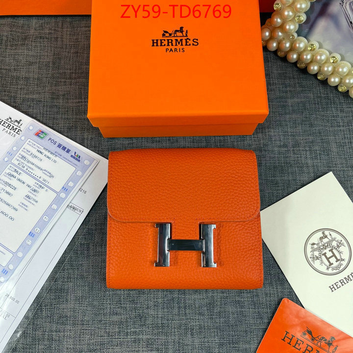 Hermes Bags(4A)-Wallet-,replica 1:1 ,ID: TD6769,$: 59USD